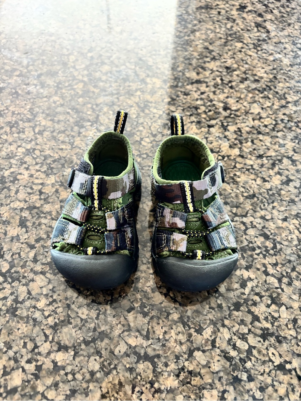 Keen Toddler Camo Green Closed-Toe Sandals